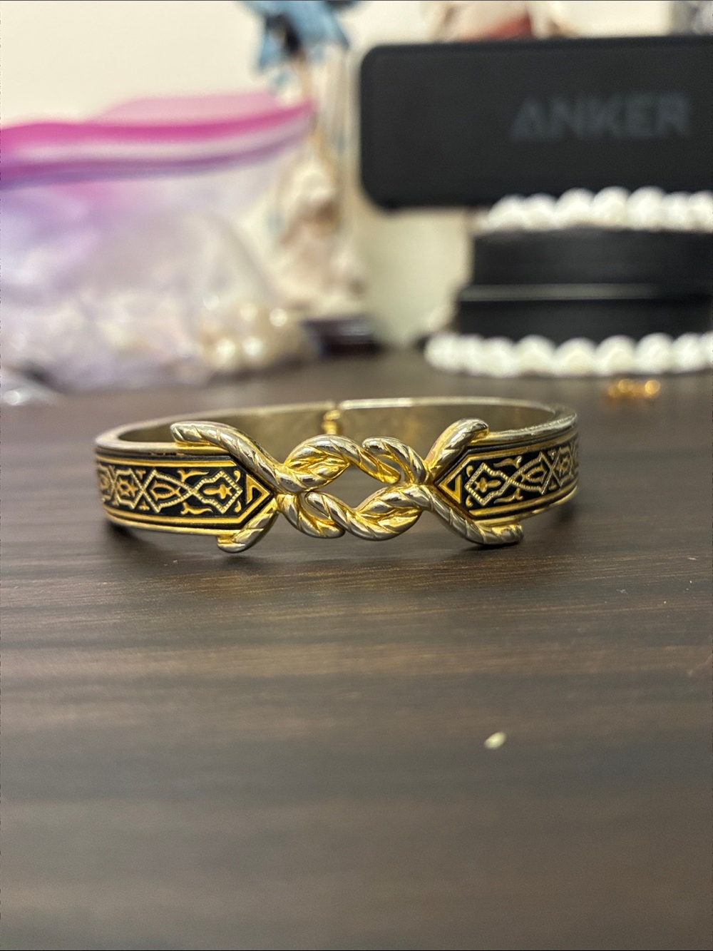 Gold-Tone Knot Cuff Bracelet - Women Jewelry